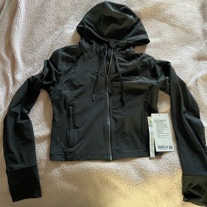 Lululemon Hooded Mesh Cropped Define Jacket